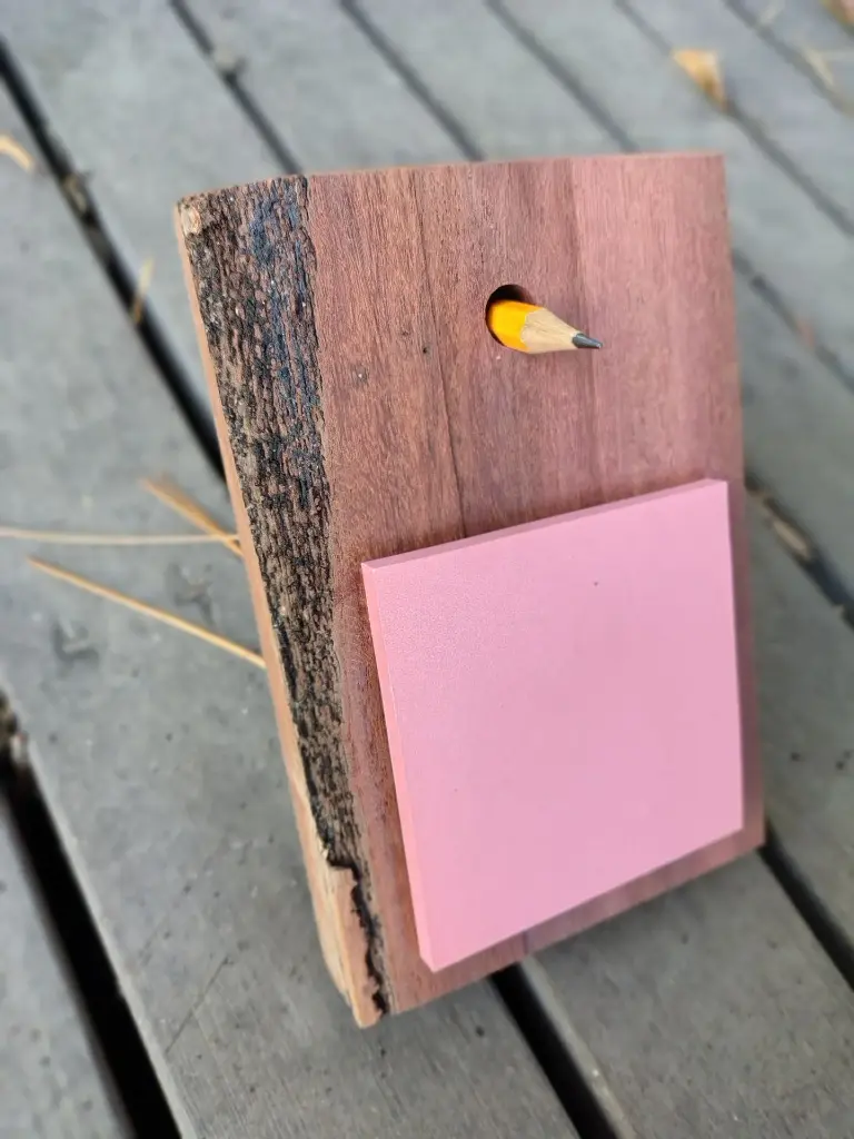 sticky block - dark wood 